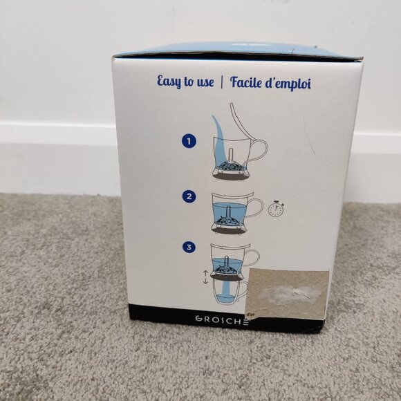 Grosche Aberdeen NEW Tea Steeper 1000 ml 1 L Tea Infuser Teapot Smart Tea Maker - Picture 3 of 10